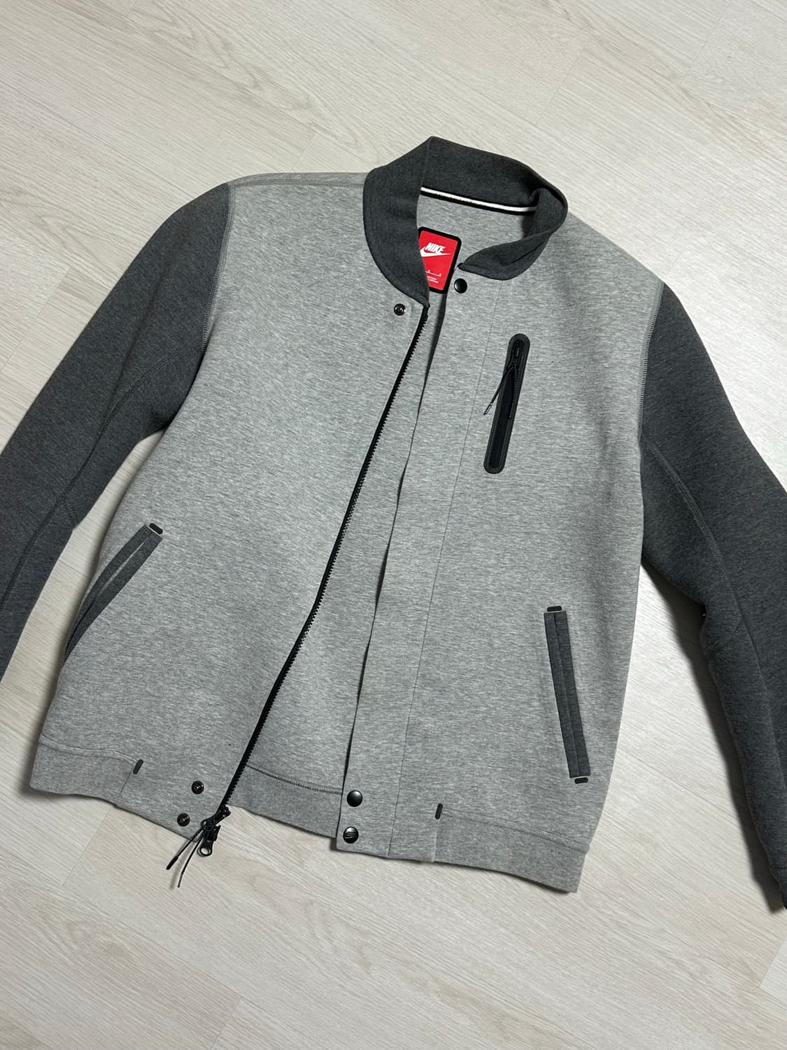 나이키 테크 플리스 자켓 L 회색 상품이미지2
