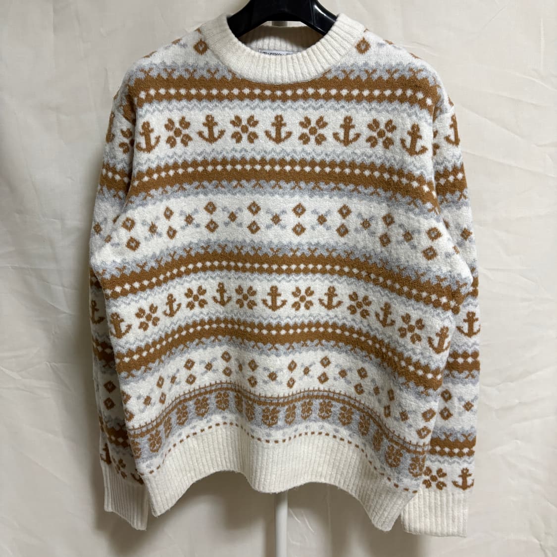 유니클로 X JW앤더슨 노르딕 니트 / 아이보리, M 상품이미지1