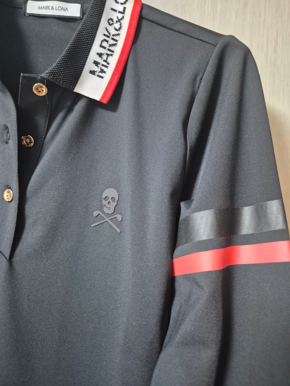 (정품) 22년 마크앤로나 골프웨어 카라티 긴팔 S (미사용품) 상품이미지5