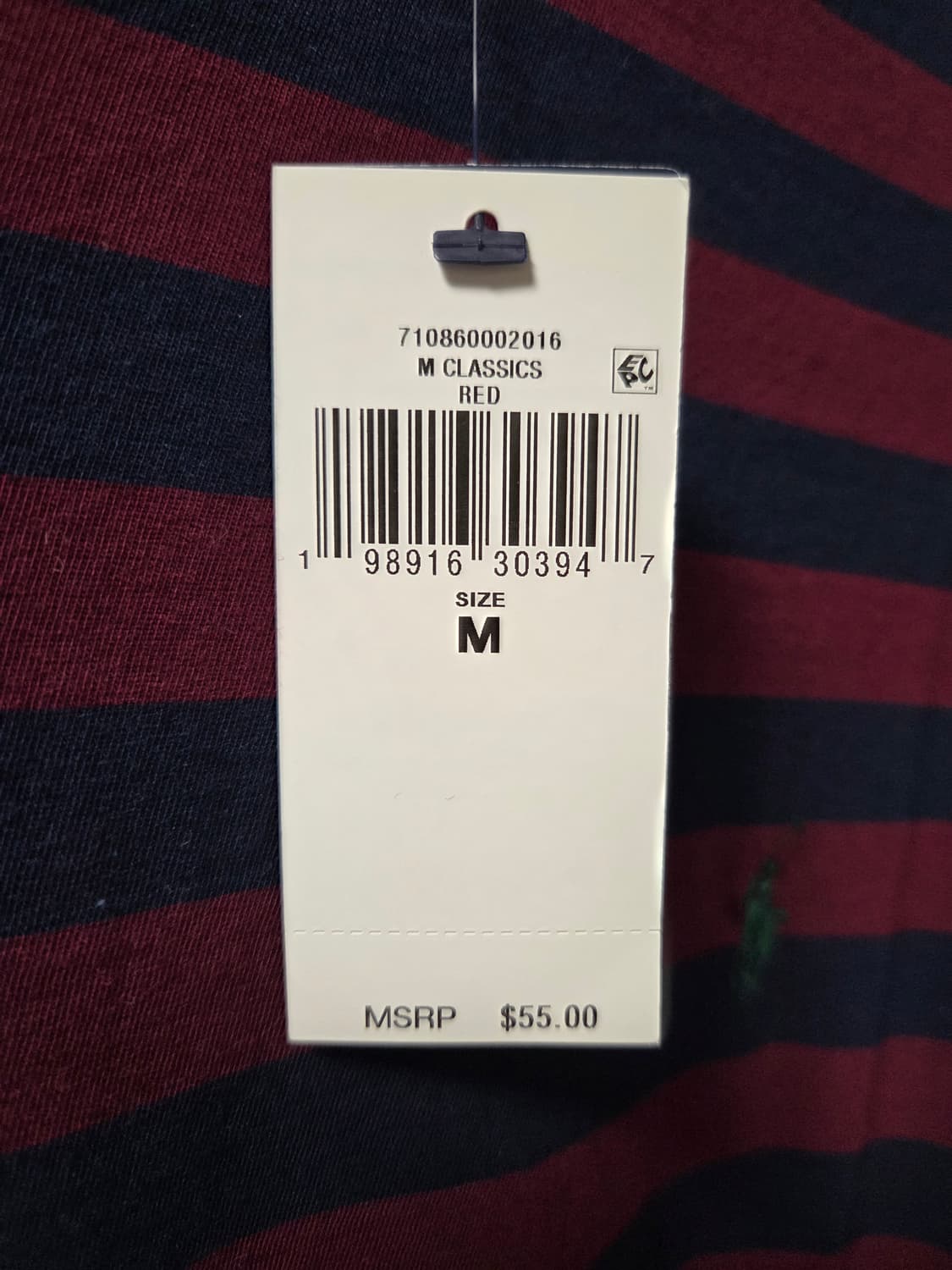 폴로 랄프로렌 클래식핏 반팔티 버건디 네이비 상품이미지6