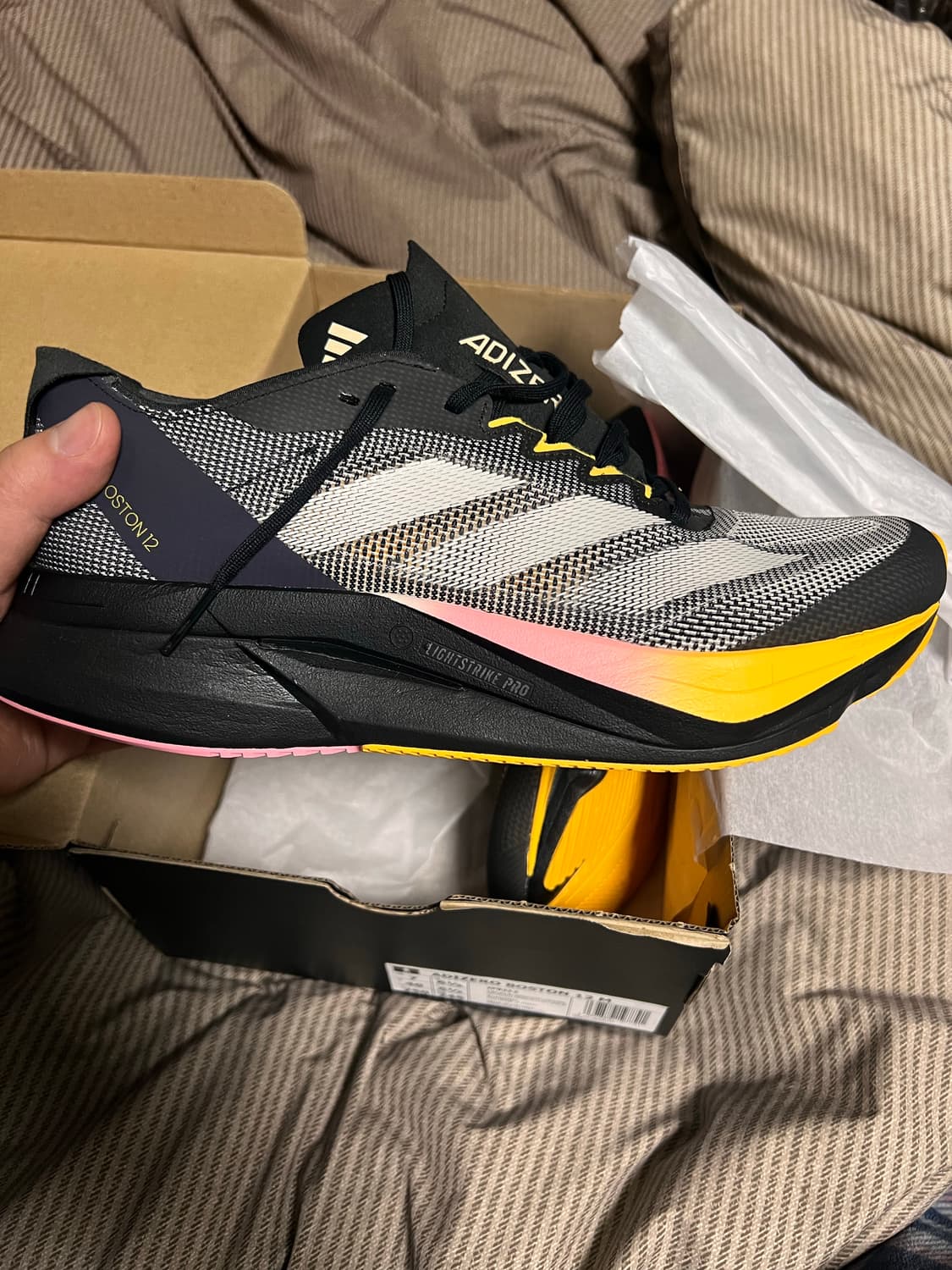 [250] 아디다스, 아디제로 보스턴 12 코어블랙 새상품 상품이미지1