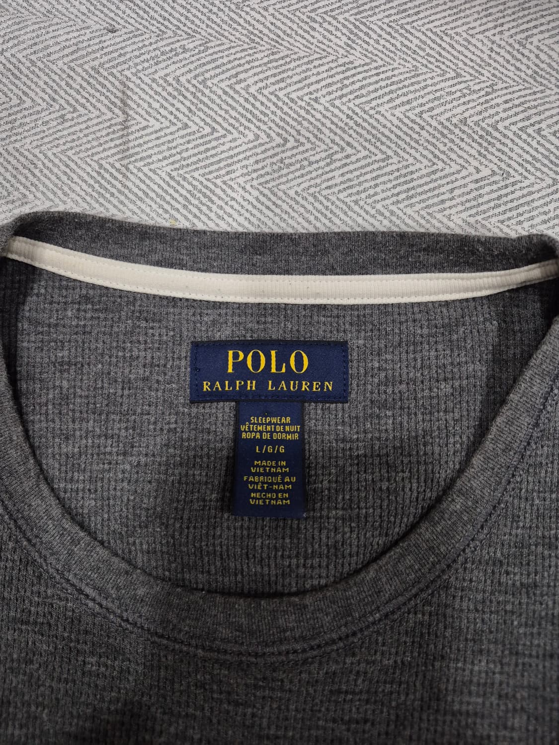 폴로 랄프로렌 와플 크루넥 티셔츠 맨투맨 티셔츠 남성 100사이즈 상품이미지5