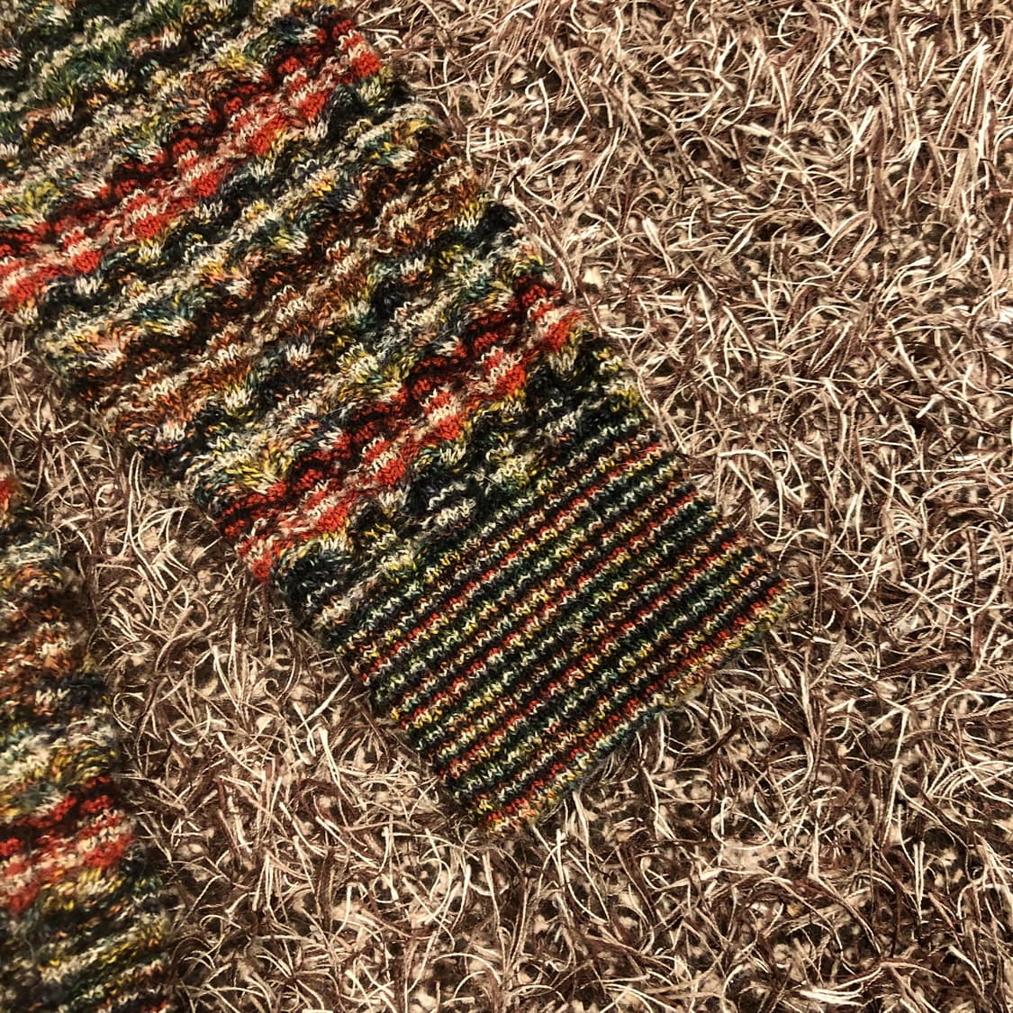 미쏘니 울 패턴 가디건 상품이미지3