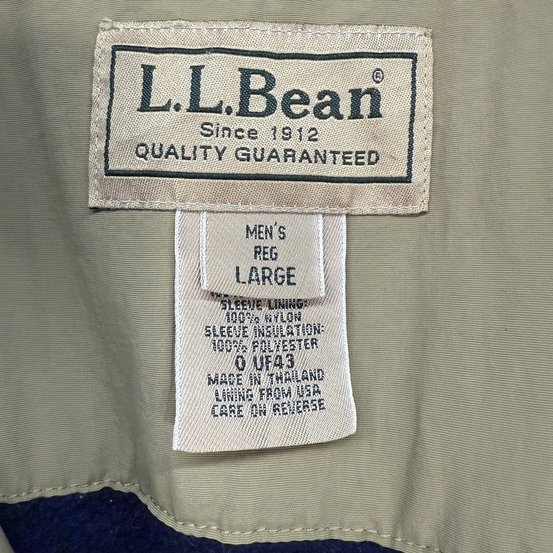 LLBean 안감 플리스 집업 베이지 상품이미지3