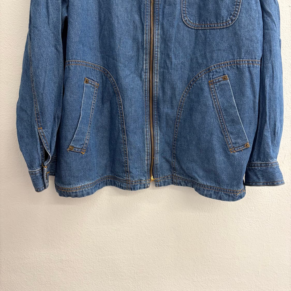 Karen Kane 데님 블루종 자켓(L) 상품이미지6