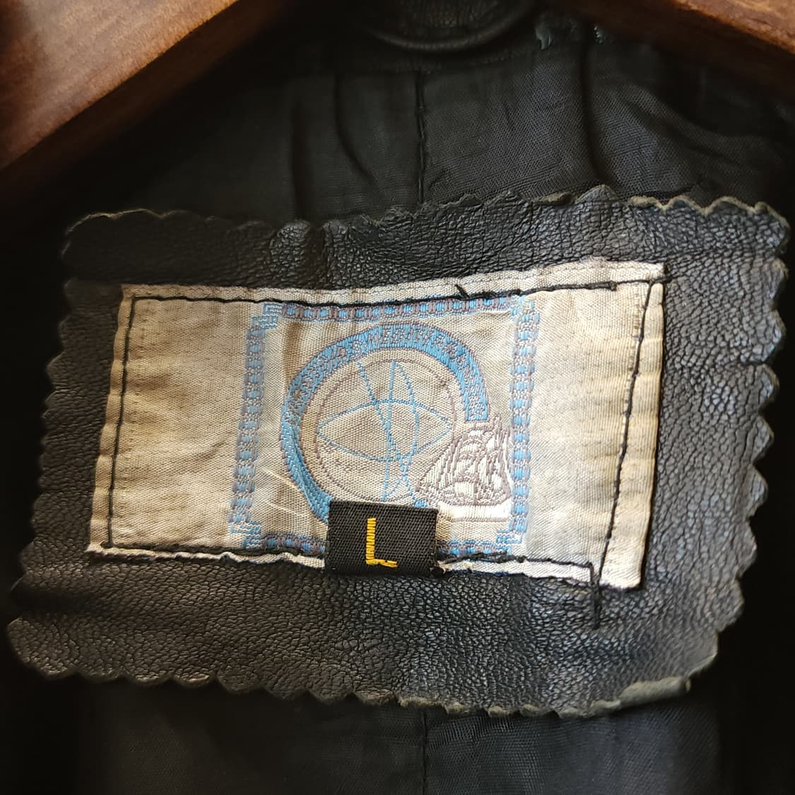 90s 빈티지 가죽자켓 브로큰 바이커 레더자켓 라이더자켓 L 상품이미지5