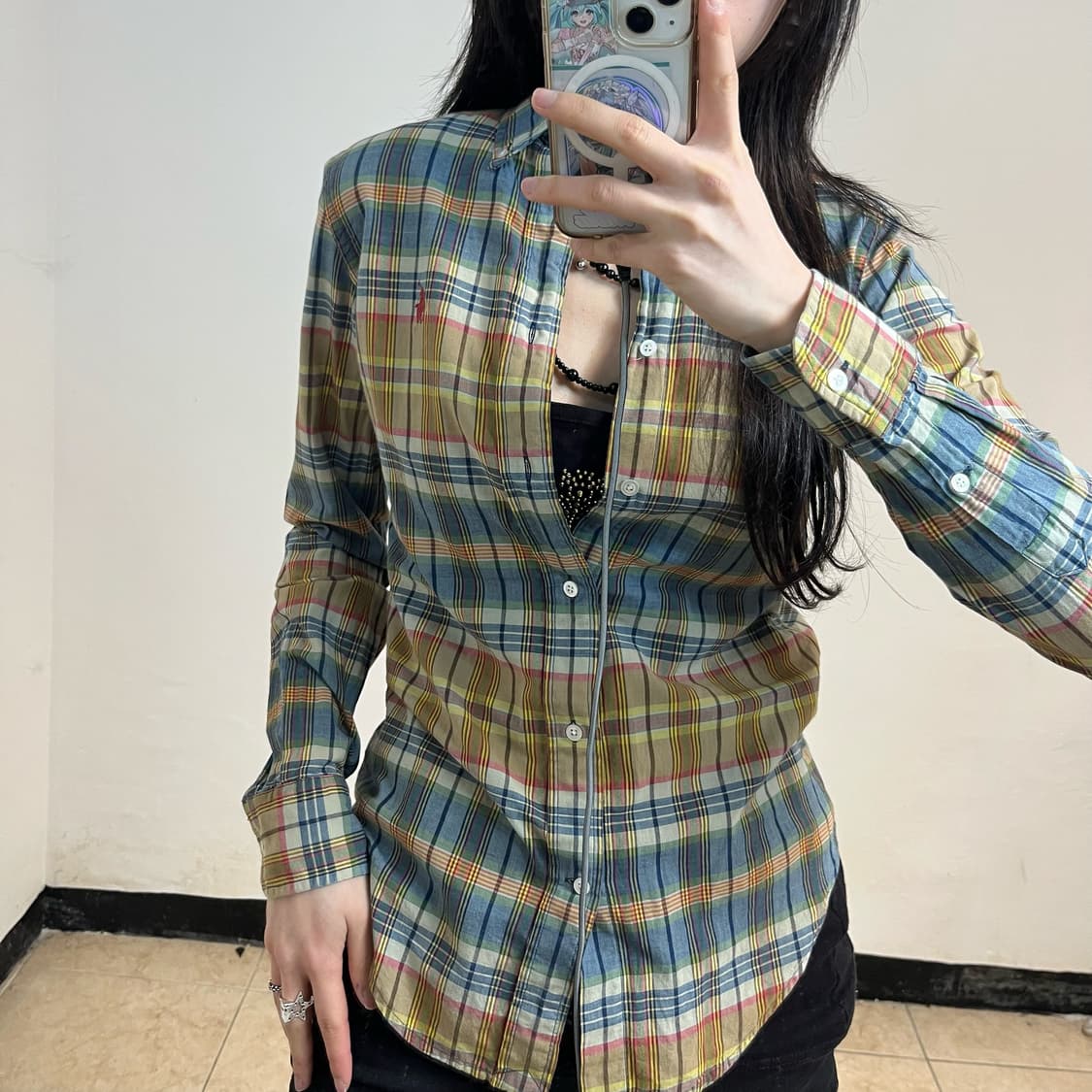 Polo check shirt 상품이미지3