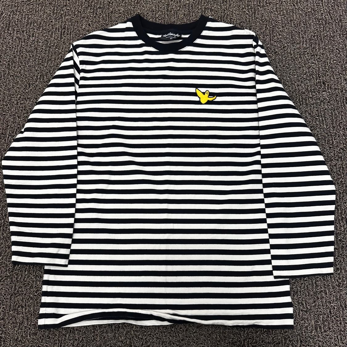 마크곤잘레스 여성 스트라이프 긴팔티셔츠 블랙 XS 상품이미지1