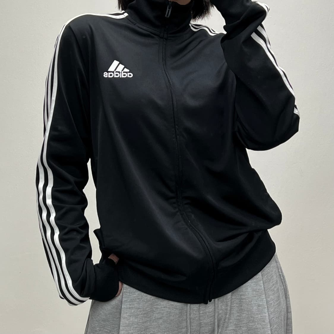 아디다스 트랙탑 져지 블랙 L [040504]  상품이미지2