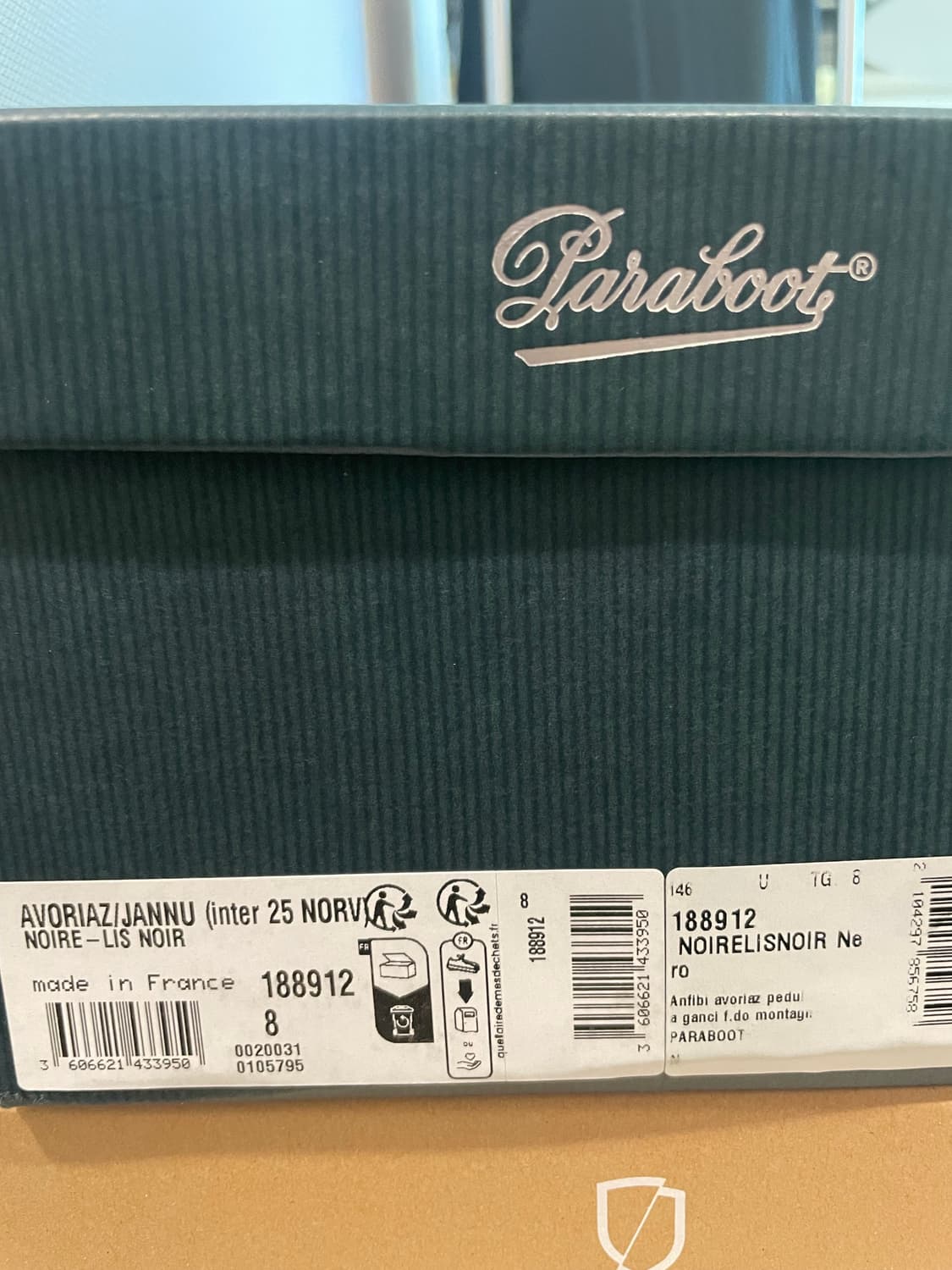 [uk8] 파라부트 아보리아즈 블랙 270 상품이미지8
