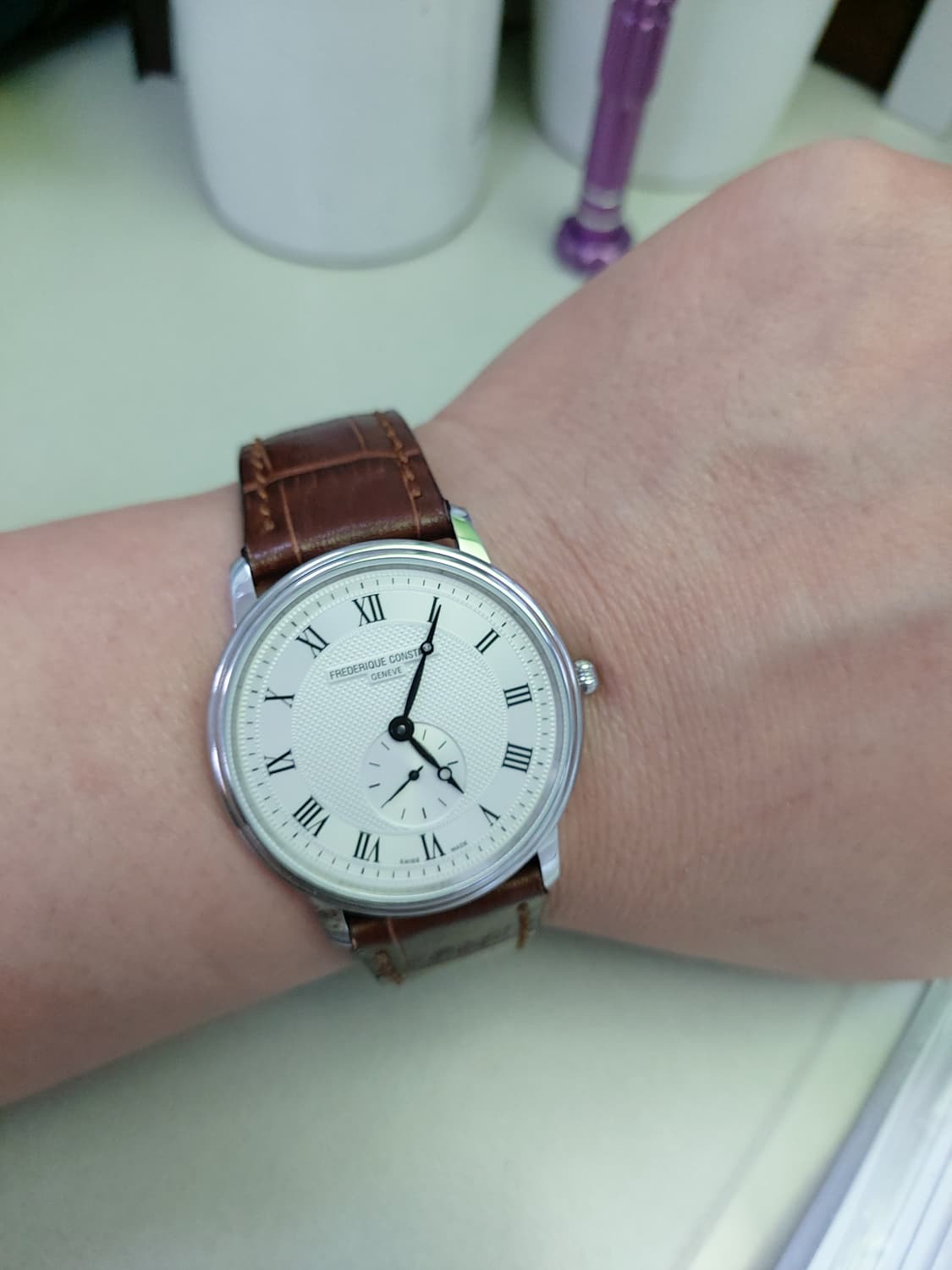 프레드릭 콘스탄트 남성 가죽 시계 상품이미지4