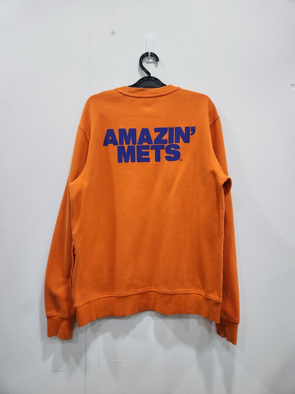 뉴에라XMLB 뉴욕 메츠 베이직 오렌지 맨투맨 남성 95~100사이즈 상품이미지5