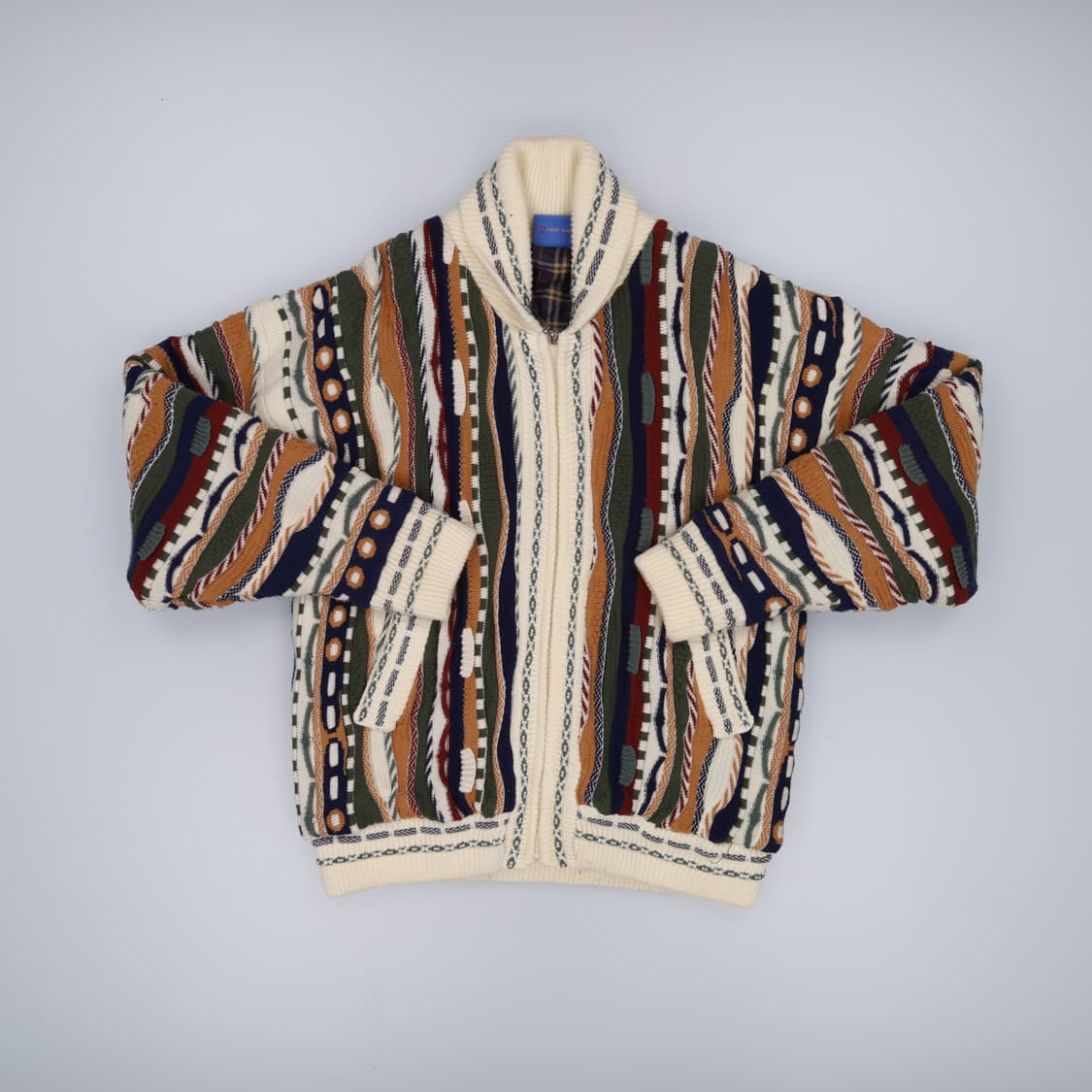 L정도 코코모 빈티지케이블 니트집업 0220H1 상품이미지1