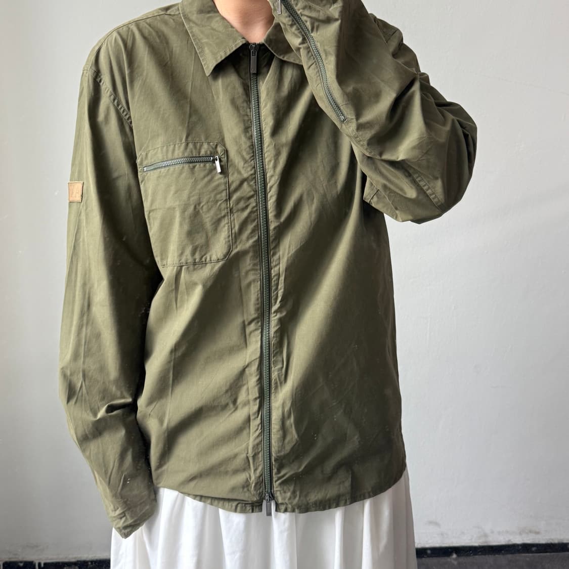 [L] 아르마니 익스체인지 카키 자켓 상품이미지2