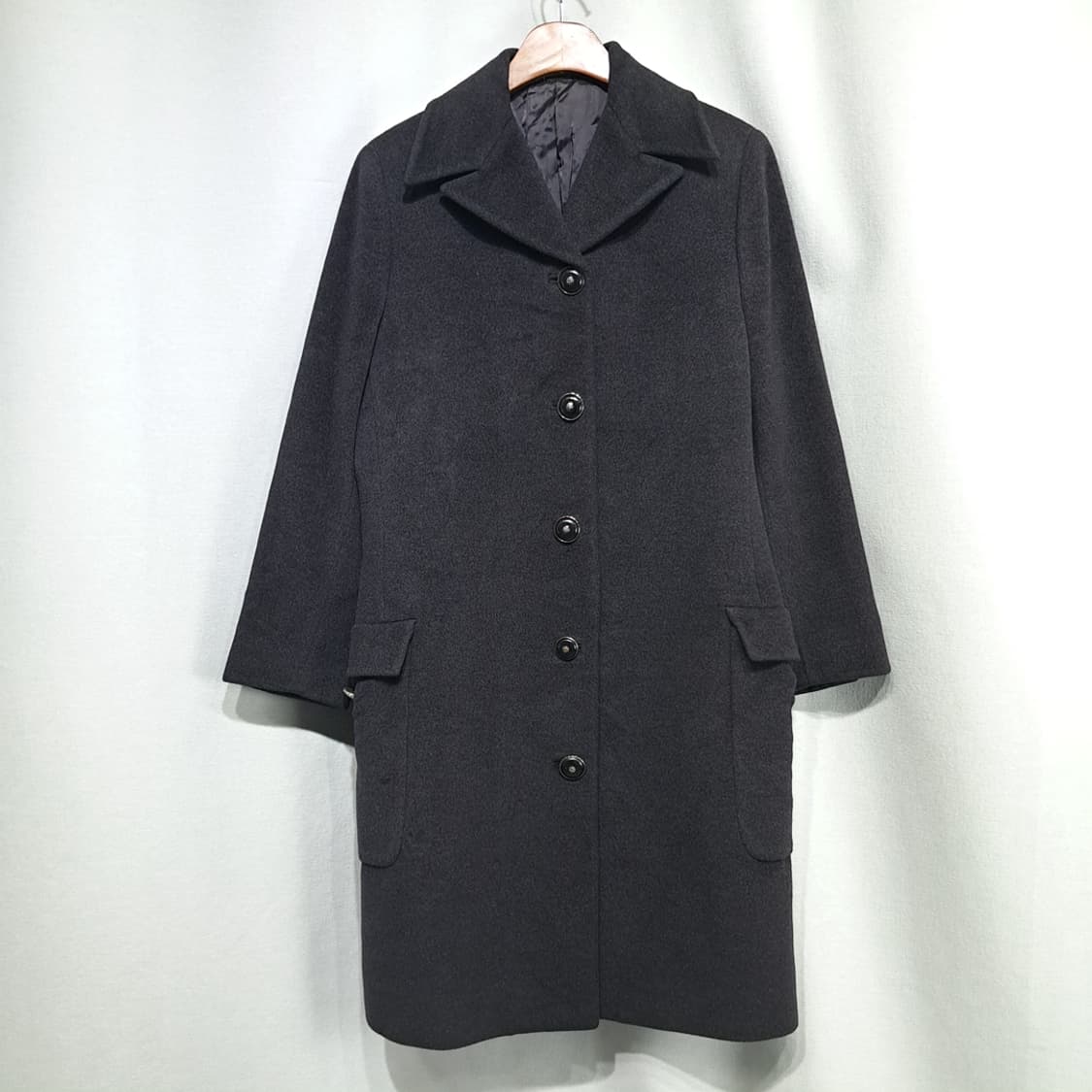 CN989W L 베르사체 꾸뛰르 이탈리아 울 테일러드 롱코트 상품이미지1