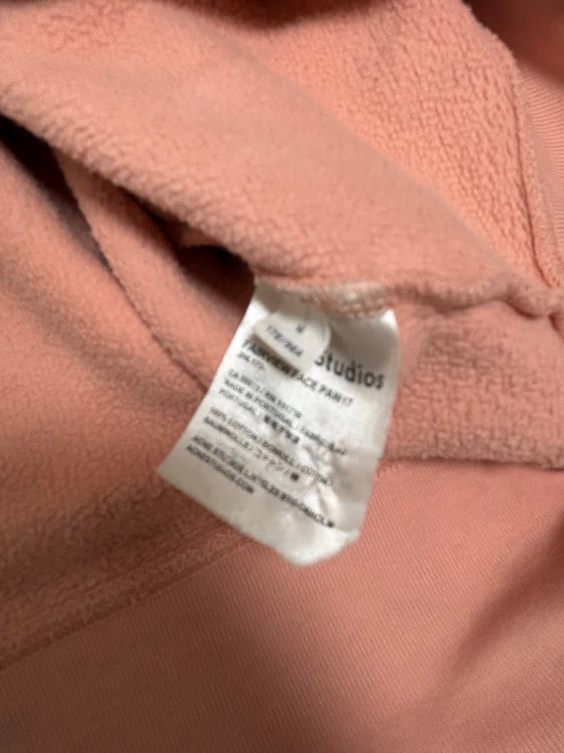 아크네스튜디오 맨투맨 페일핑크 상품이미지4