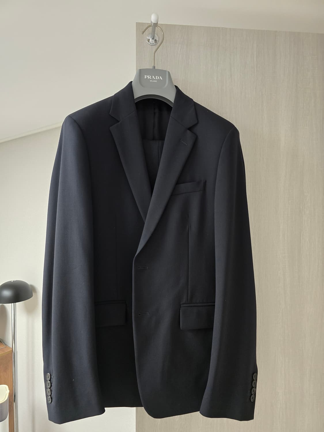 새제품)프라다 다크네이비 버진울 수트 46 상품이미지2