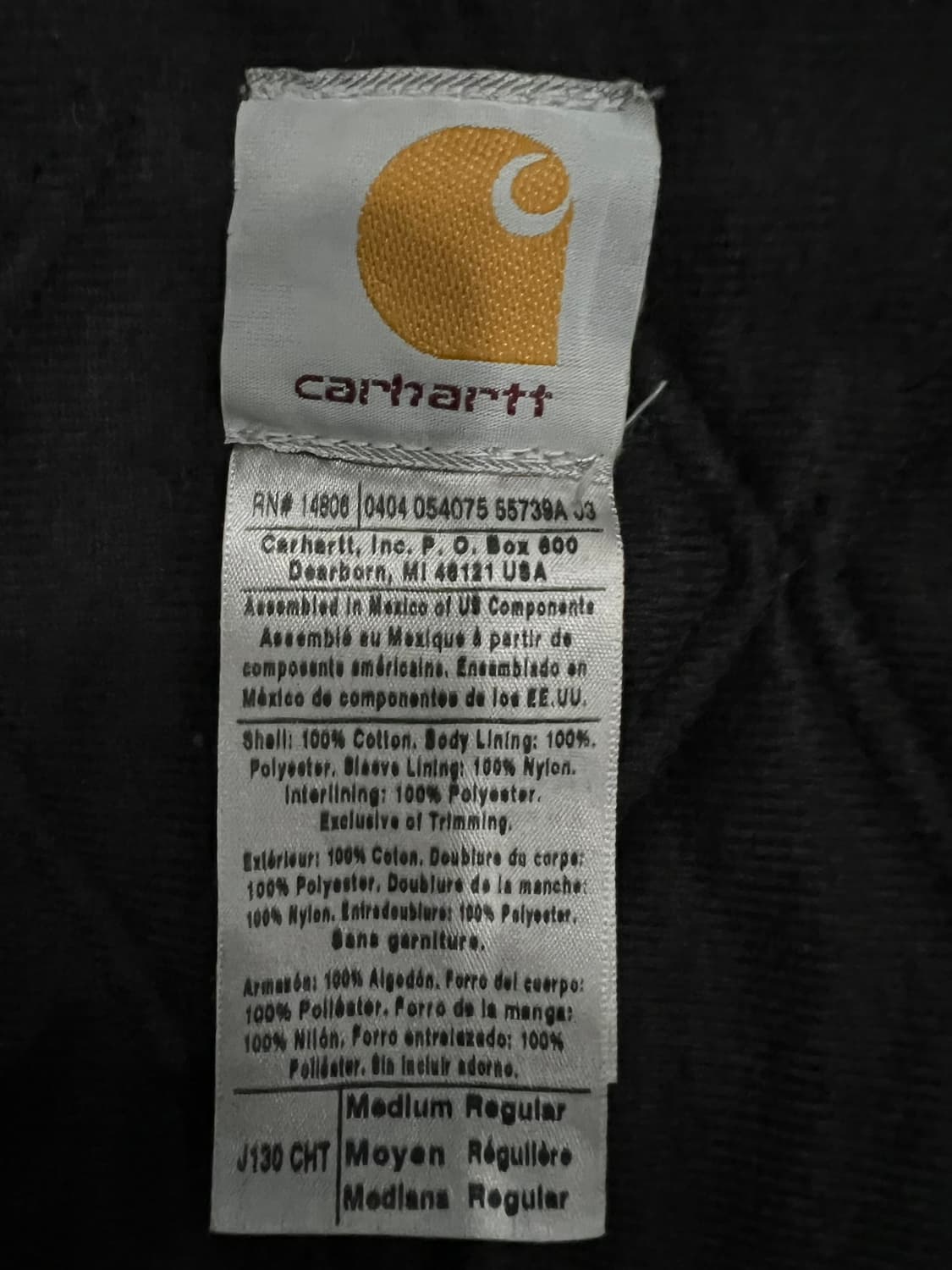 (M) 칼하트 덕 액티브 후드자켓 J130 CHT 체스트넛 상품이미지3