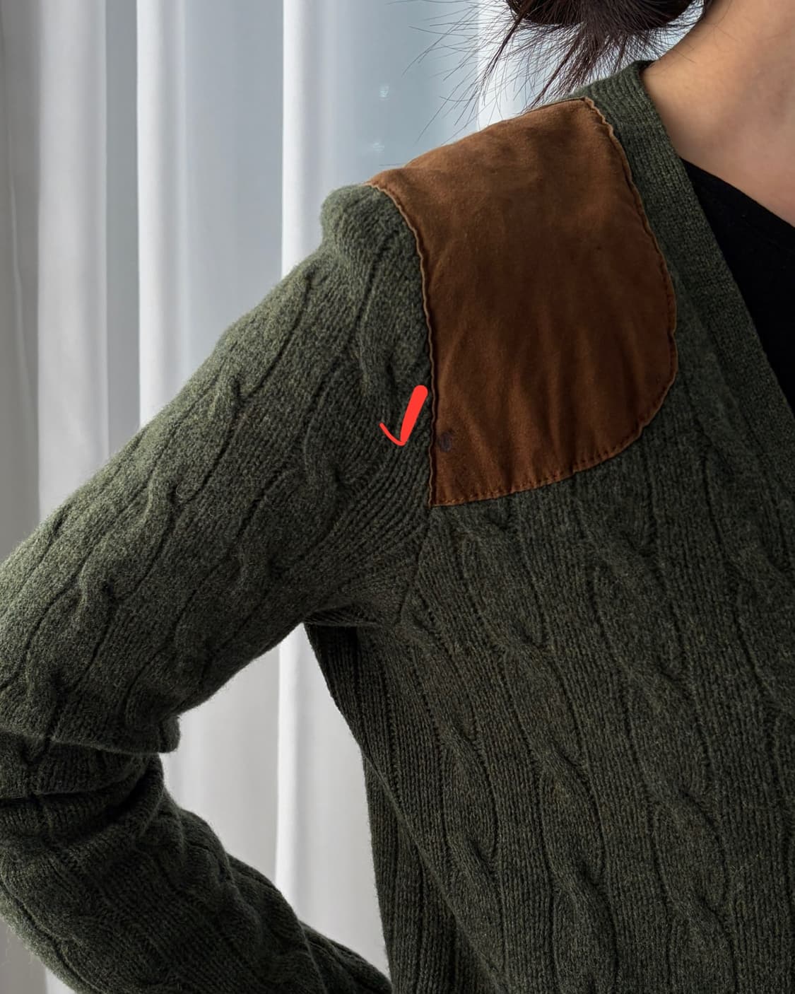 [M]폴로 랄프로렌 캐시미어 여성 케이블 니트 가디건 상품이미지8