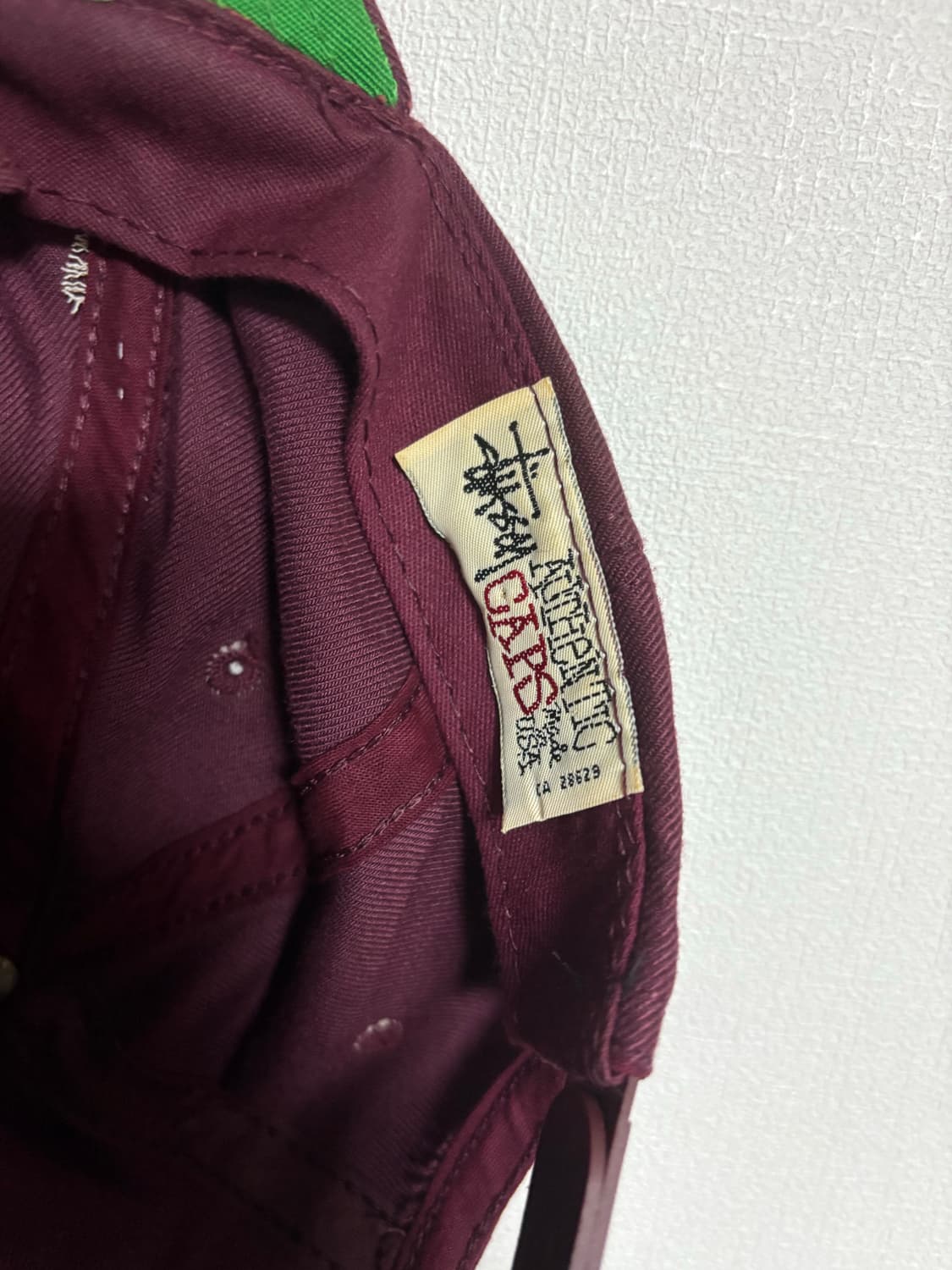 90s stussy cap 스투시 모자 Made in USA 상품이미지3