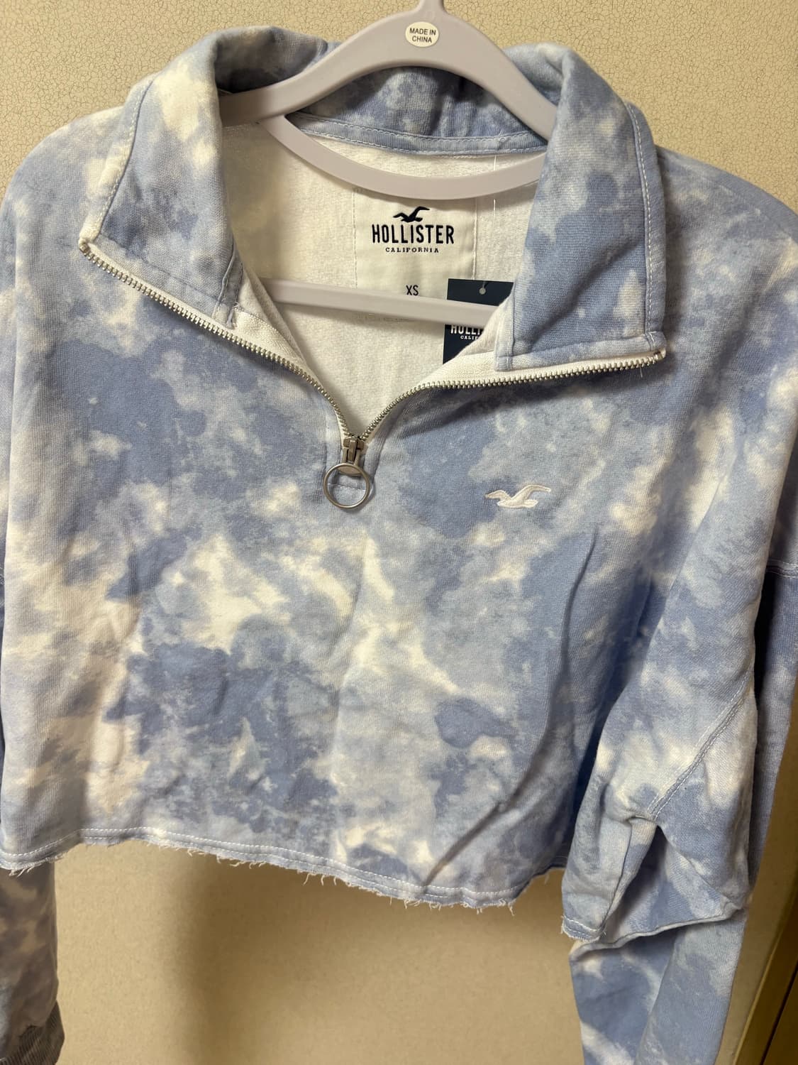 홀리스터 크롭 맨투맨 새상품 (텍 ㅇ) 상품이미지1