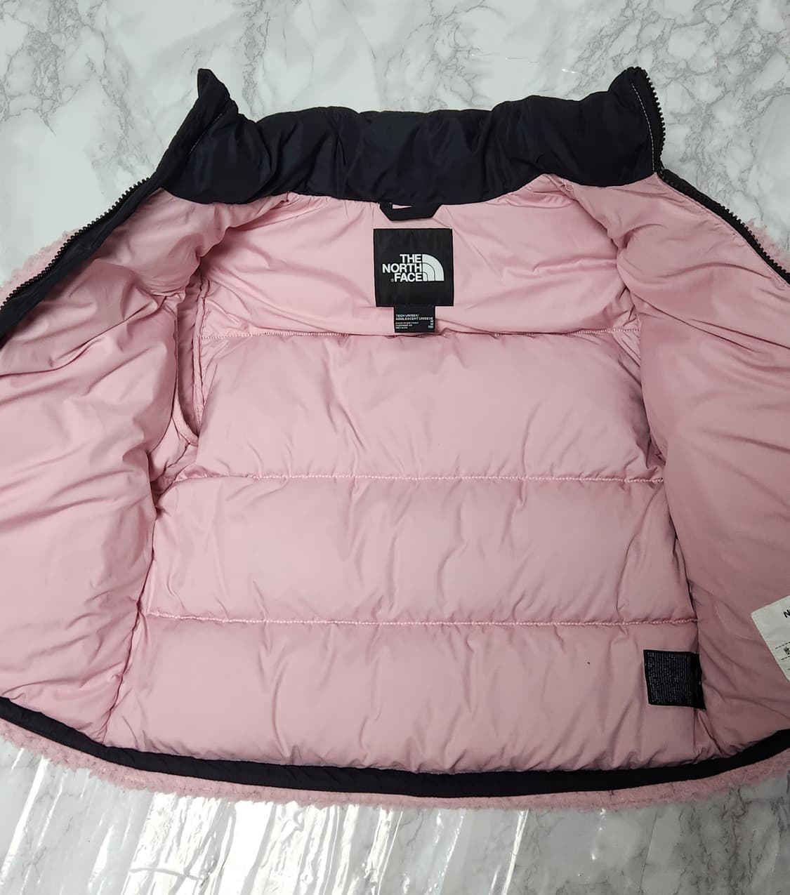 아동 140 노스페이스 딸기우유 눕시 패딩 자켓 상품이미지5