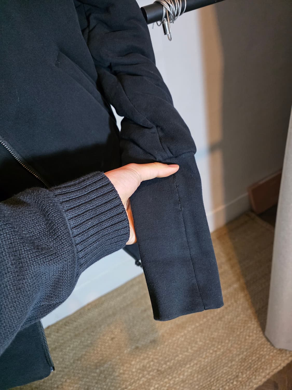 Ann demeulemeester Layered Zip Bomber 상품이미지7