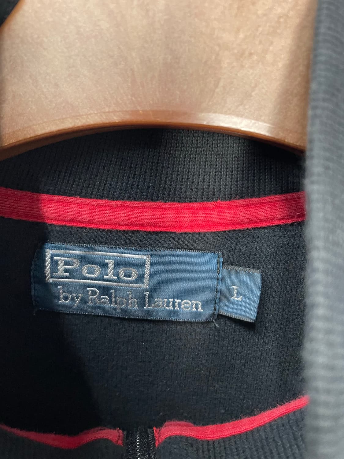 폴로 랄프로렌 빅포니 블랙 반집업 니트 H1770 상품이미지6