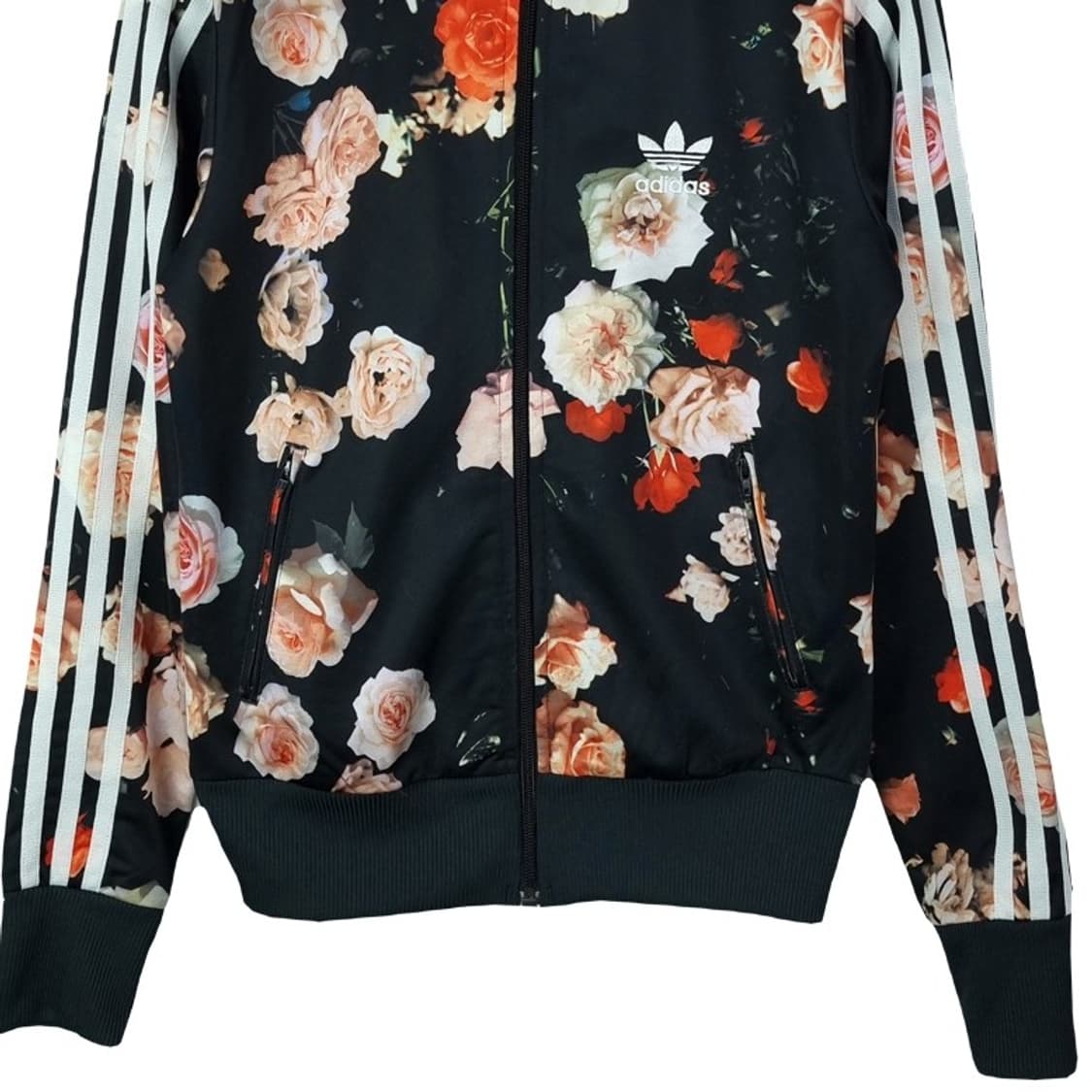 [아디다스] 플라워 패턴 파이어버드 져지 트랙탑 집업 자켓 M17427 상품이미지5