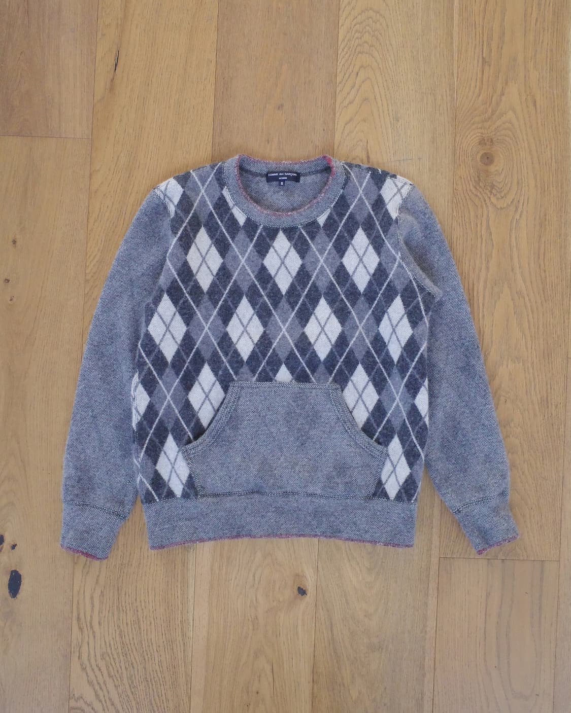 꼼데가르송 체크 니트 상품이미지1