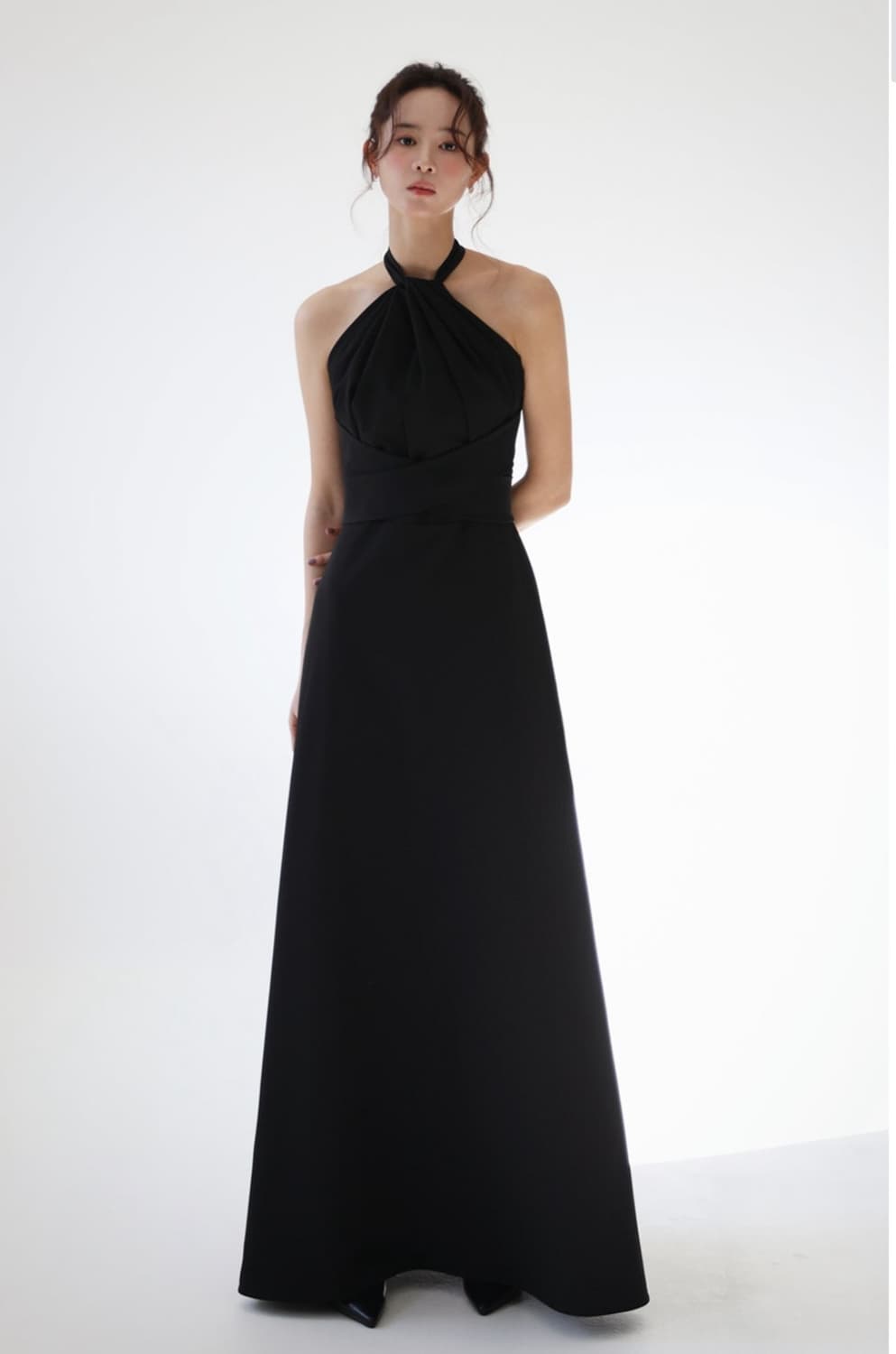 베일즈 미셸 홀터넥 블랙 드레스 상품이미지1