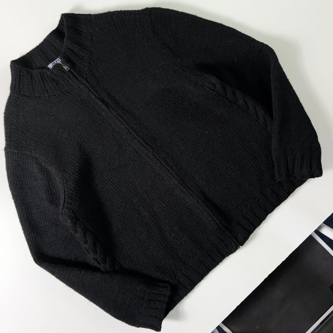 Polo 폴로 랄프로렌 울 스웨터 집업 가디건 상품이미지2