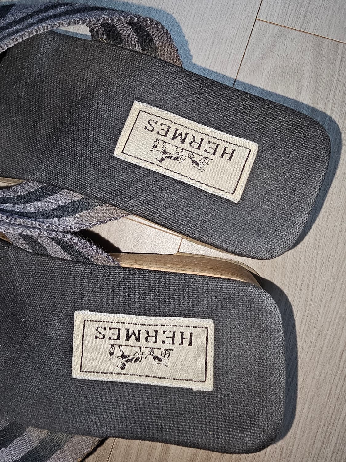 에르메스 스트라이프 슬리퍼 샌들 상품이미지3