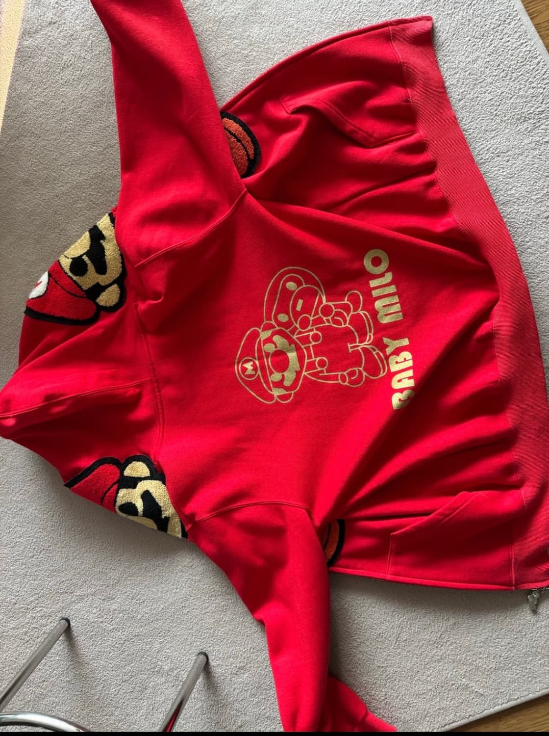 베이프 마리오 후드집업 상품이미지2