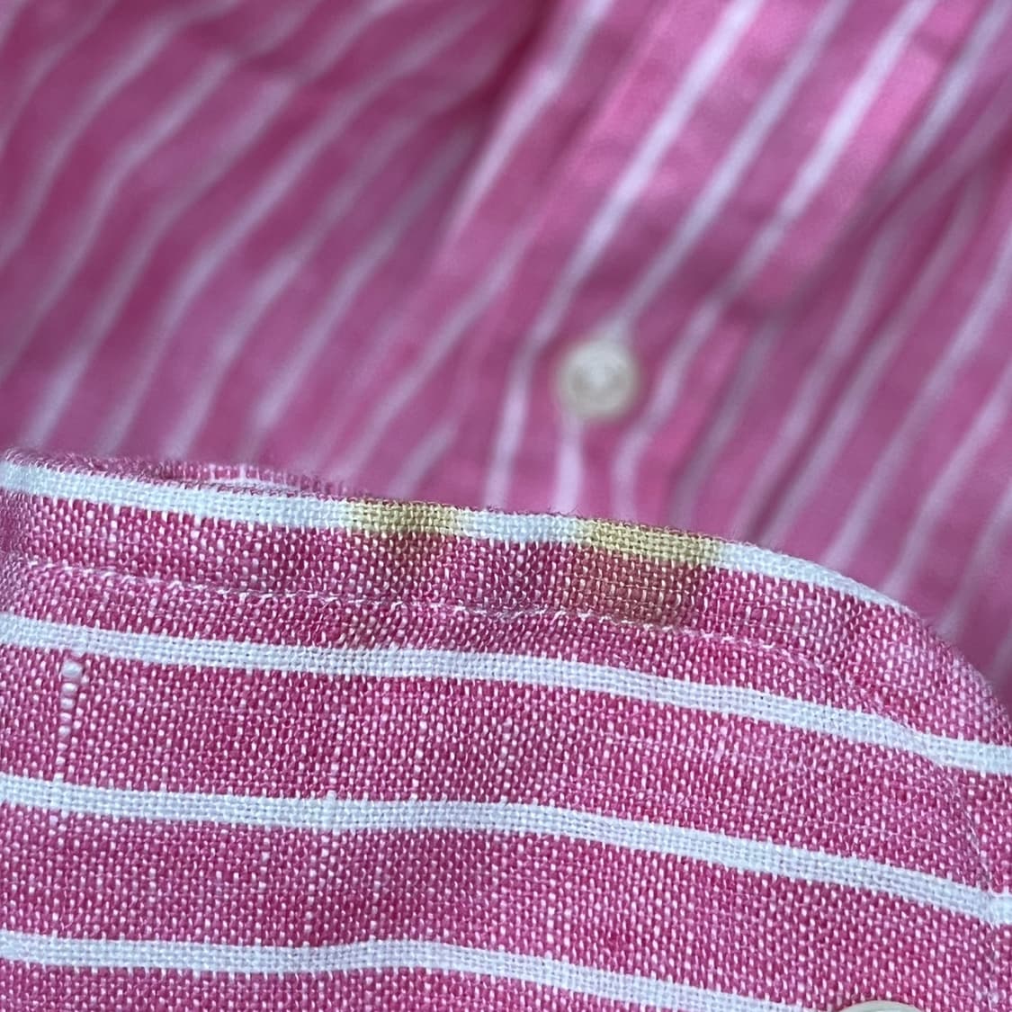 [정품/M] 폴로 랄프로렌 핑크 스트라이프 셔츠 b10 상품이미지7