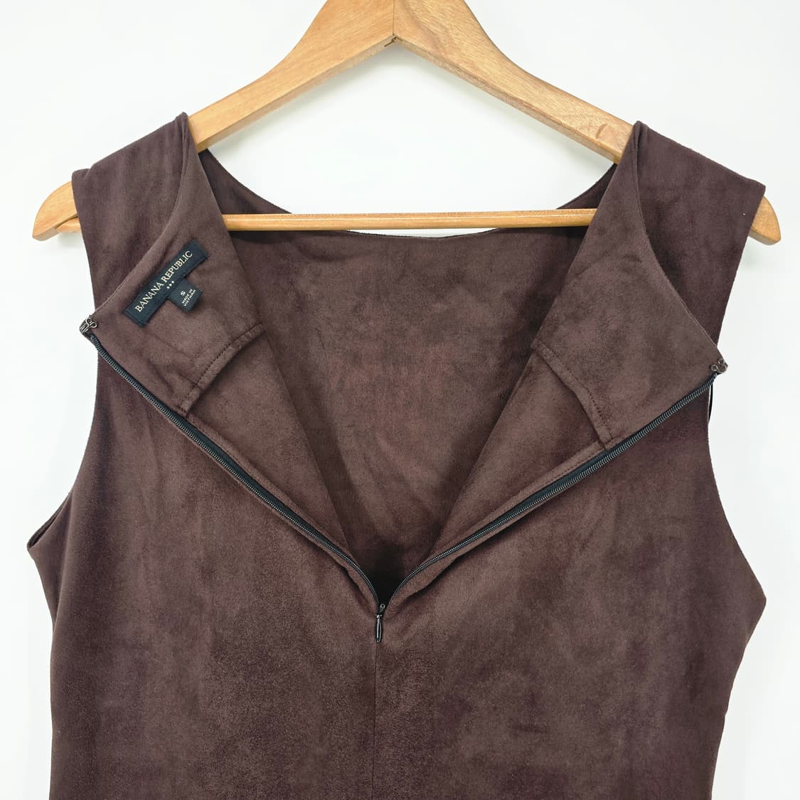 BANANA REPUBLIC 슬리브리스 스웨이드 원피스 상품이미지9