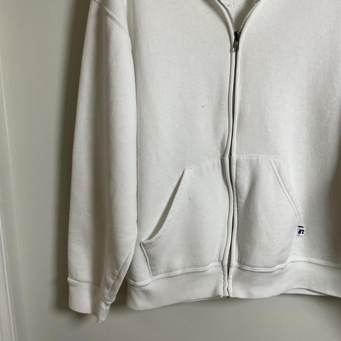 러셀 애슬레틱 후드집업 화이트 상품이미지6