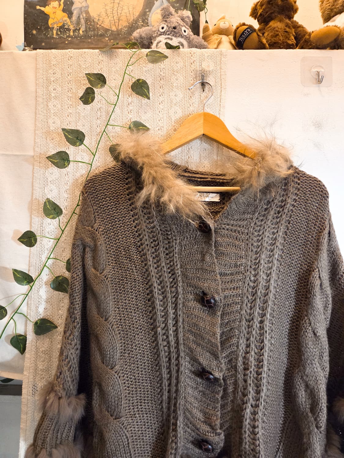 초코라떼 케이프 가디건 상품이미지2