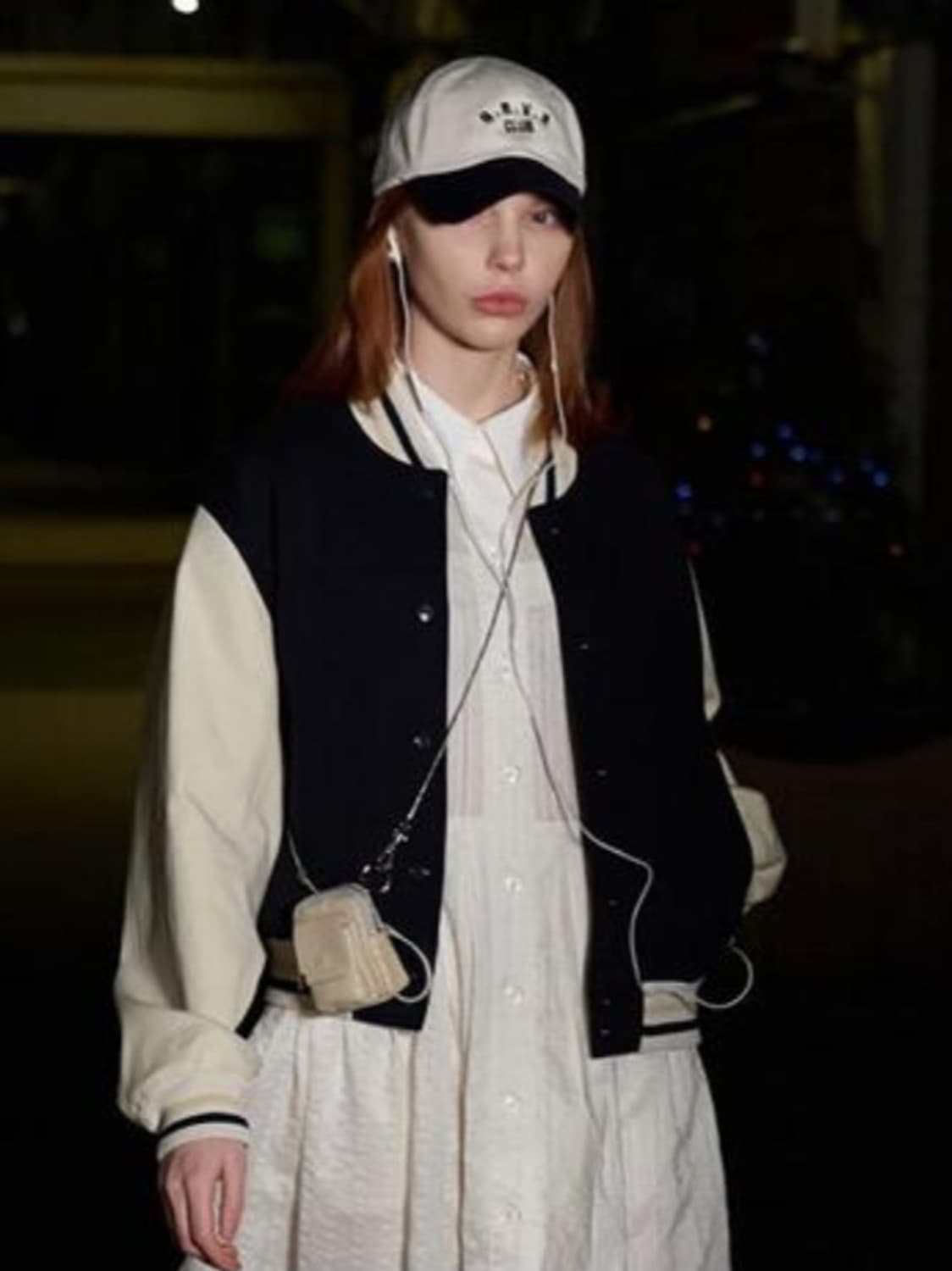 grove 그로브 야구점퍼자켓 네이비 프리사이즈 상품이미지1