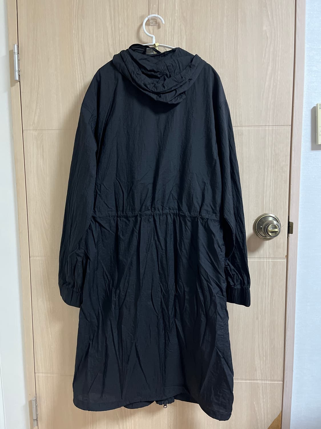H&M 블랙 롱 후드 자켓 (EUR 38) 상품이미지2
