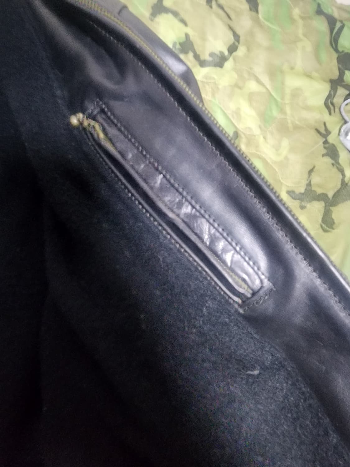 에어로레더 하이웨이맨 레더자켓 상품이미지4