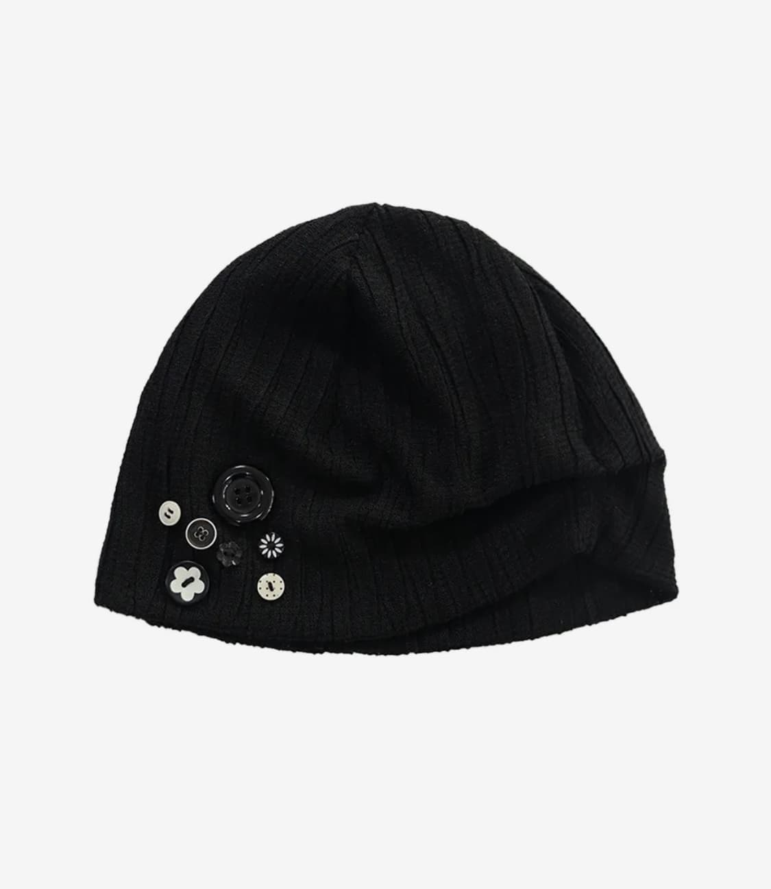 버튼 포인트 비니 상품이미지1