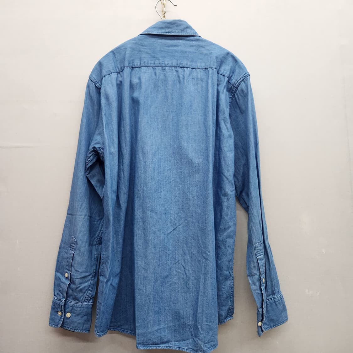 유니클로 원포켓 데님 셔츠 L(L) 상품이미지4