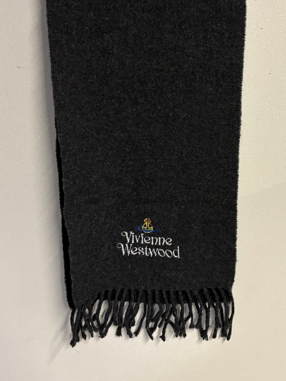 VIVIENNE WESTWOOD muffler charcoal  상품이미지3