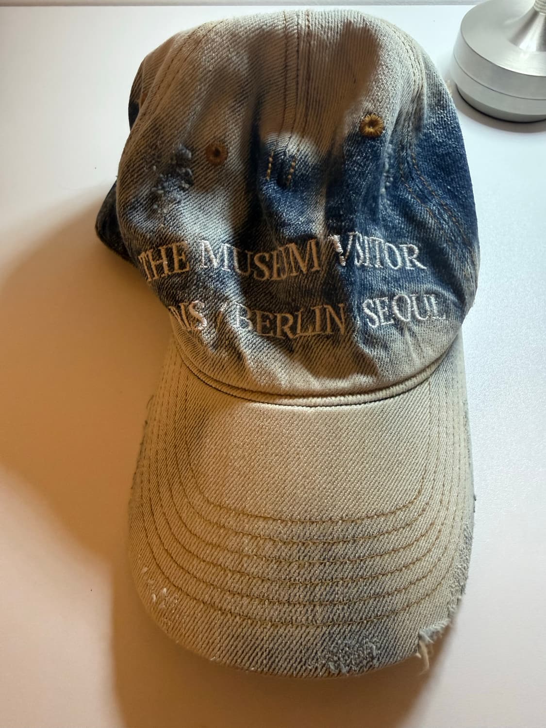 the museum visitor denim cap 상품이미지1