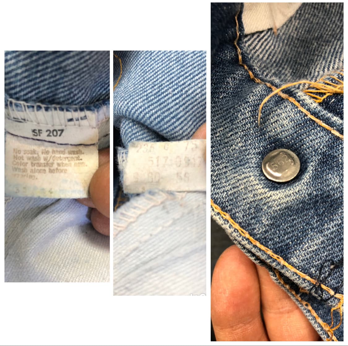 80s 리바이스 오렌지탭 517 부츠컷 USA 허리33 둘레82 상품이미지10