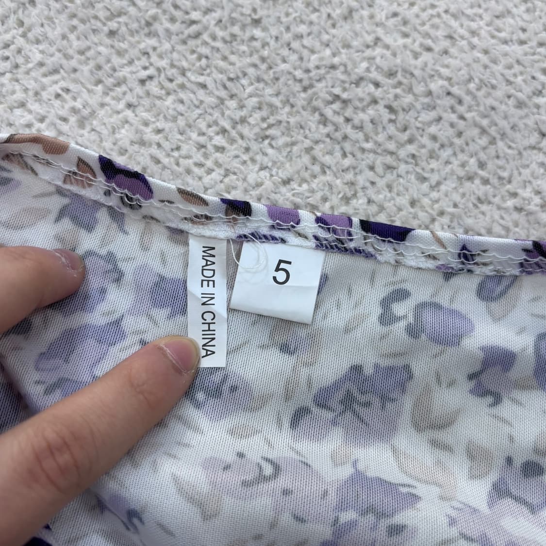 5 빈티지 꽃무늬 반팔 브이넥 원피스 0423E 상품이미지3