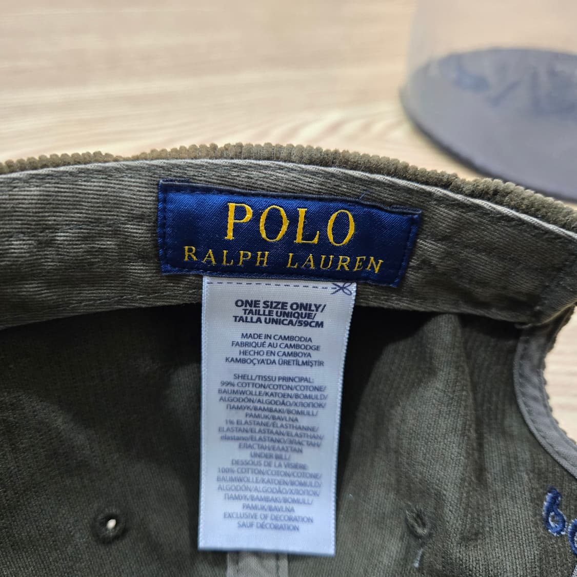 OS 폴로랄프로렌 코듀로이 볼캡 브라운 상품이미지8