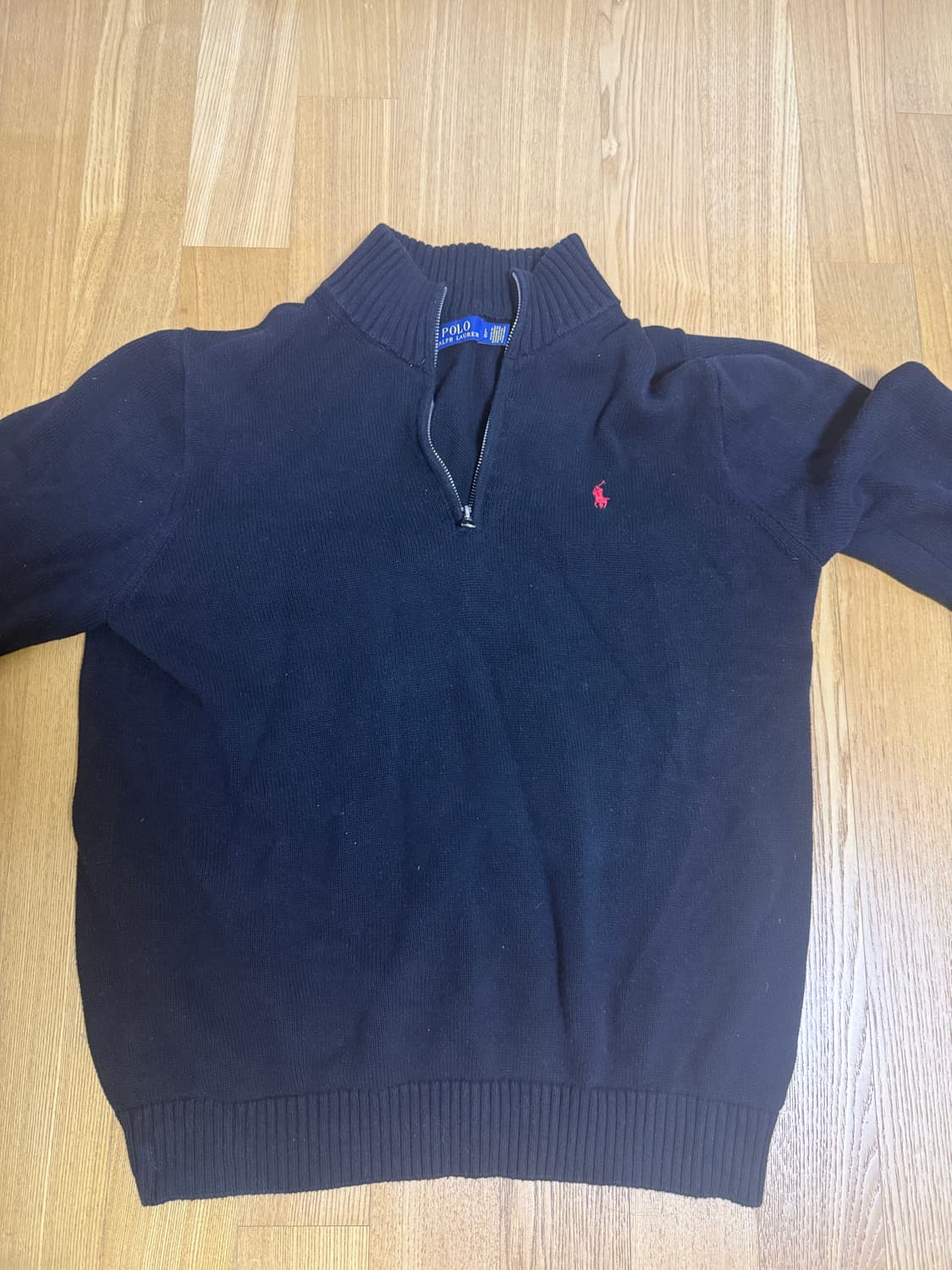 폴로 반집업 니트 L 상품이미지1