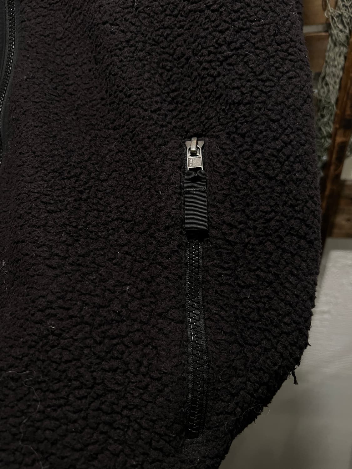 [XL]파타고니아 레트로 블랙 플리스 자켓 상품이미지4